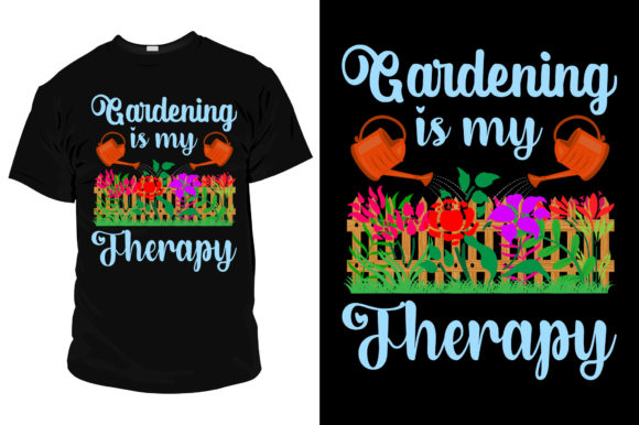 A Review of the Gardening is My Therapy T-Shirt Design Asset