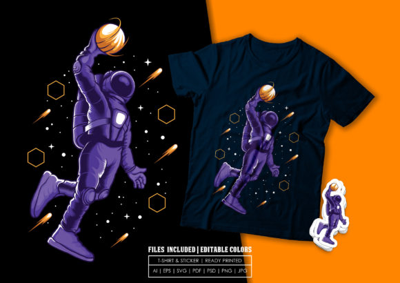 Astro Slamdunk Space Graphic – Brand Designer Review