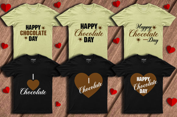 Chocolate Day Graphics for Crafters and Print Templates