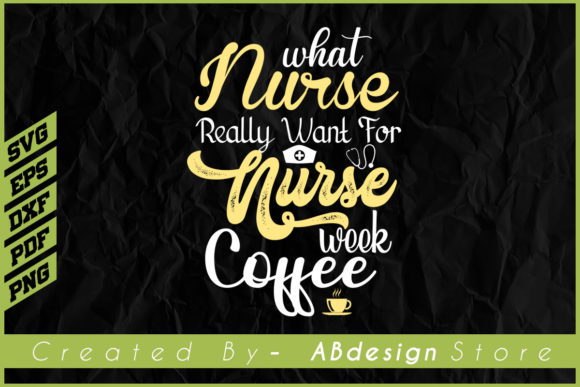 Coffee Lover Nurse Graphic & Print Template Review