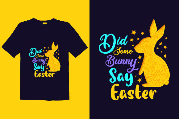 Easter Day T-shirt Design 020: A Graphic Asset for Spring Packaging
