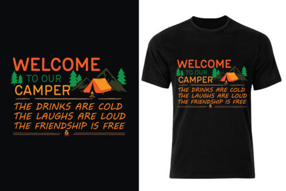 Graphic Design Review for a Camp-themed Print Asset