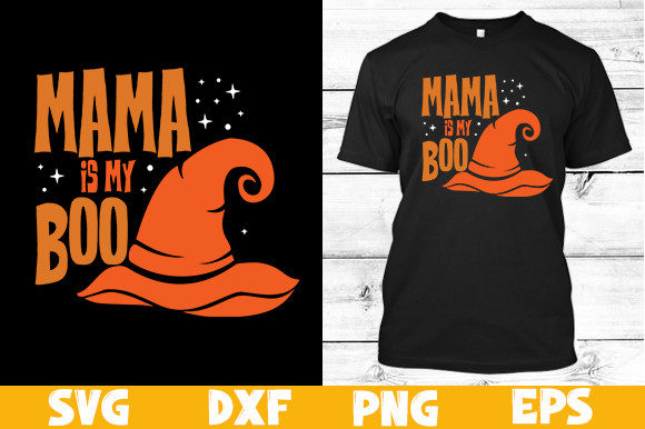 Mama is My Boo Graphic Review for Blog Print Templates